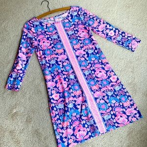 Cotton 3/4 sleeve dress